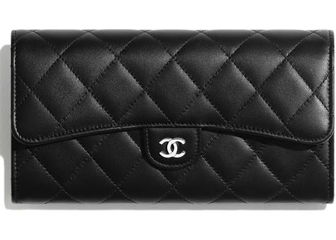 chanel black flap wallet white logo|15 Best Chanel Wallets That Are Oh, So Chic.